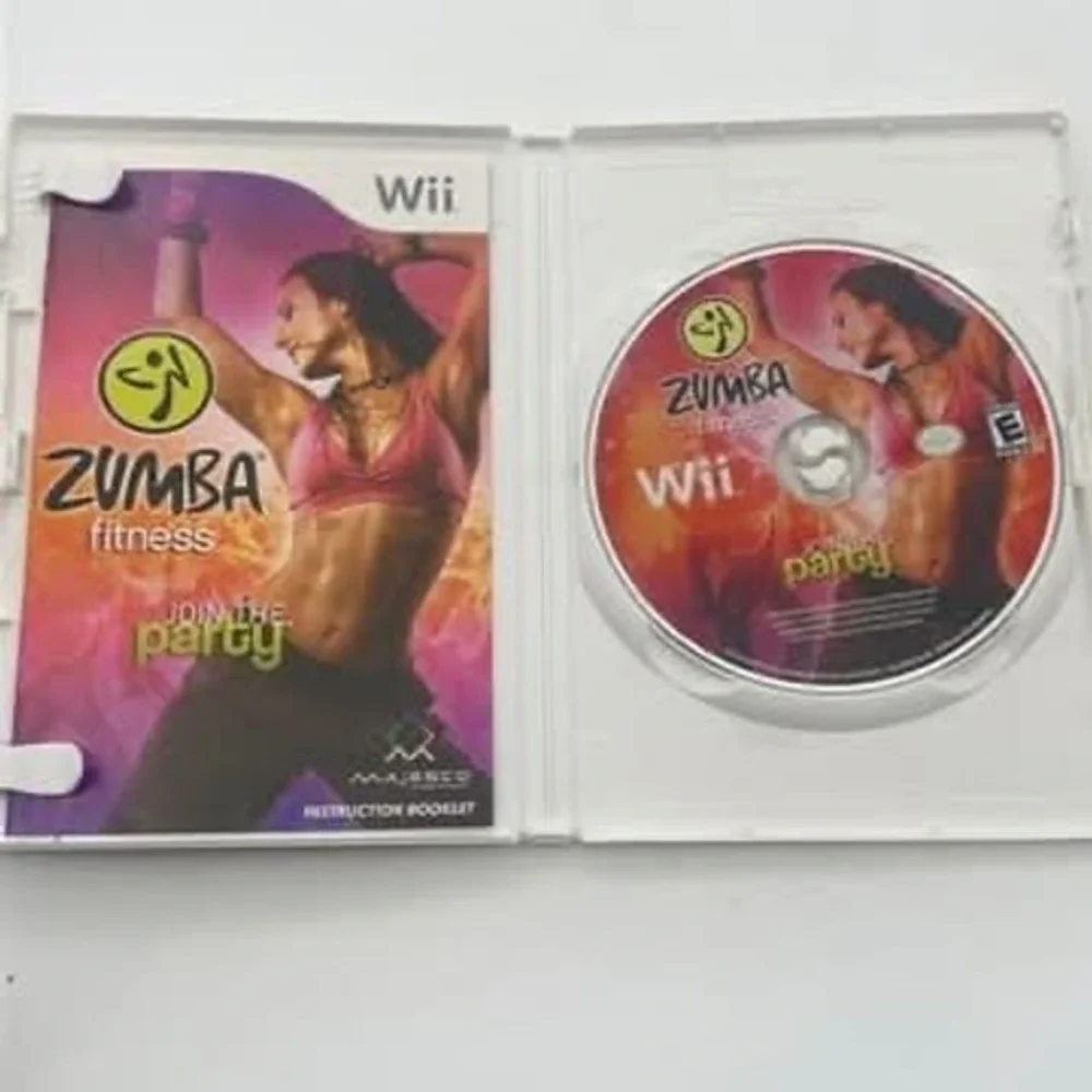 Zumba Fitness Join the Party Nintendo Wii Game with Exclusive Fitness‎ Belt lot